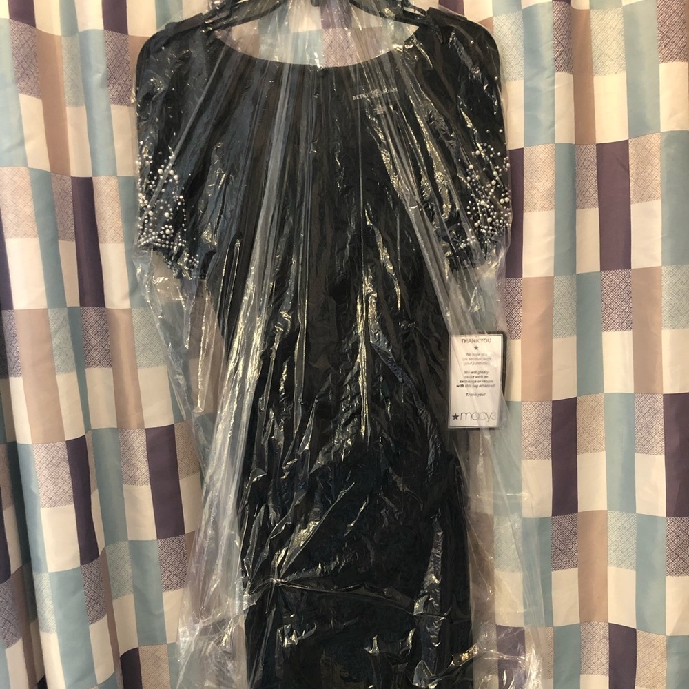 Betsy and Adam Black Square Neck dress - size 6
